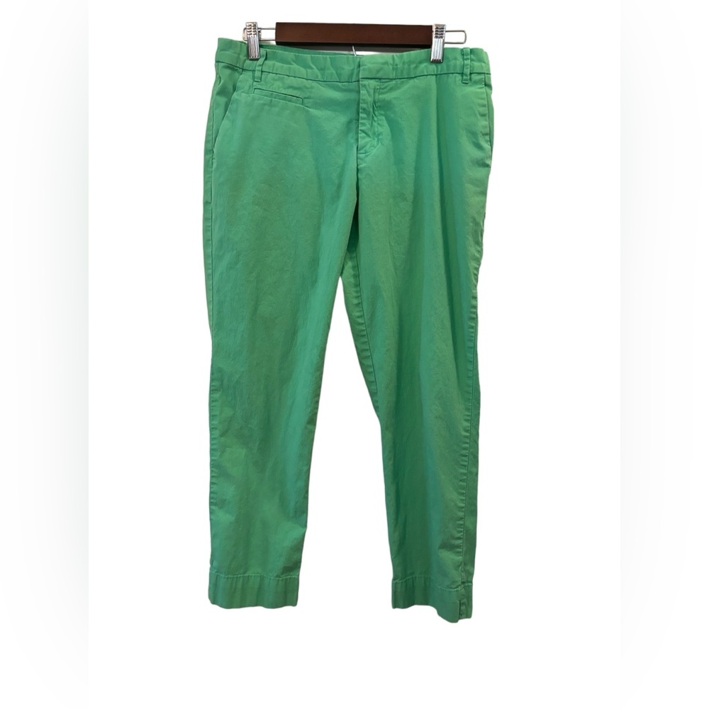 Patagonia Apple Green Organic Cotton Cropped Capri Pants Women’s Size 10